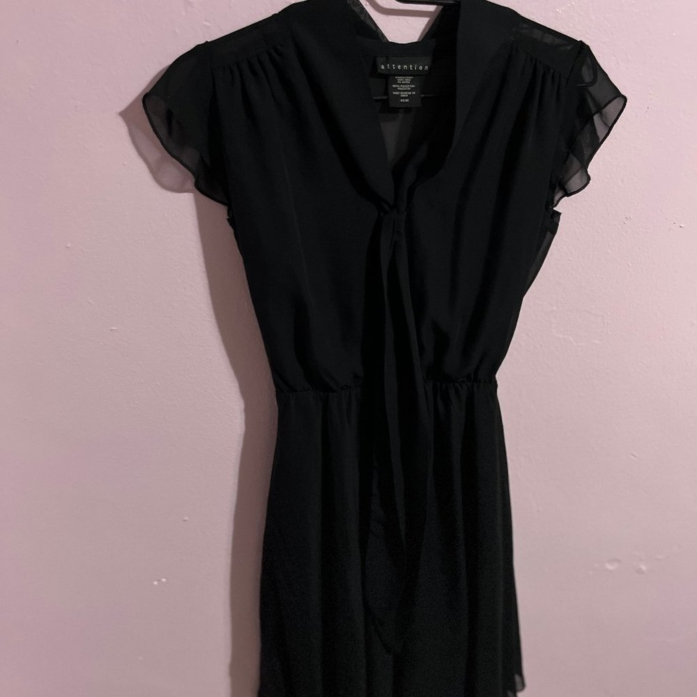 Attention black dress XS